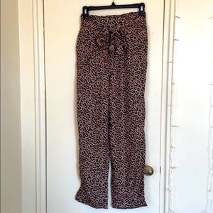 American Eagle cheetah print pants
